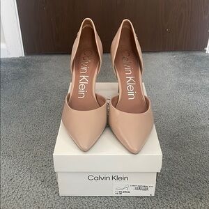 Calvin Klein Women's Nude Pumps